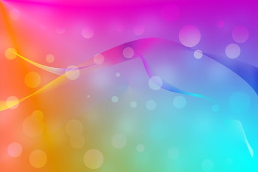 Colorful abstract lines with glowing background