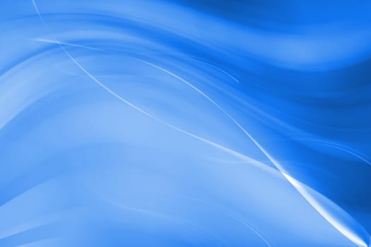 abstract lines with wavy blue background