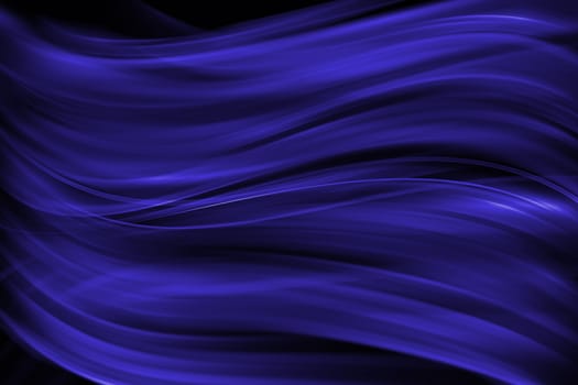 Bright blue abstract lines on dark background
