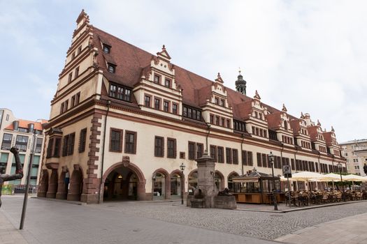 Old Rathaus (Town hall) in Leipzig, Germany,,,