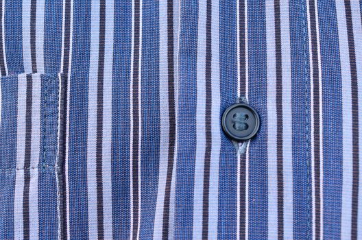 navy blue striped fabric of shirt