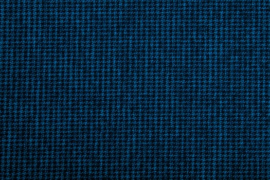 Material into small, blue grid, a textile background