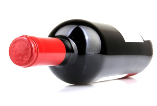 Red Wine On White Background