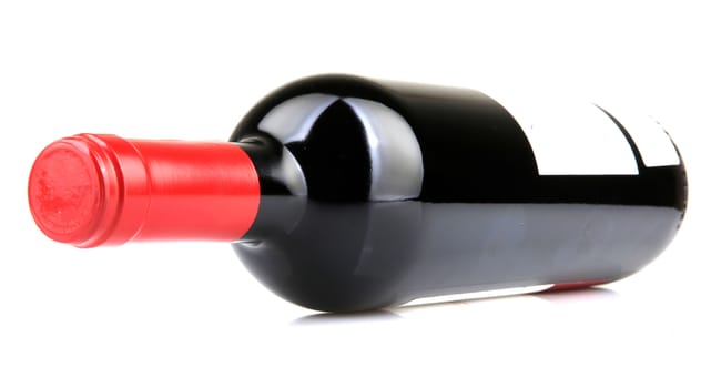 Red Wine On White Background