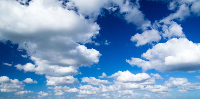 blue sky background with white clouds