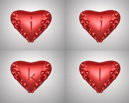 heart illustration text for valentine day background