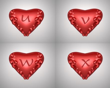 heart illustration text for valentine day background