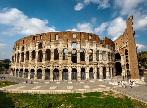 Colosseum or Coliseum, also known as the Flavian Amphitheatre, Rome, Italy