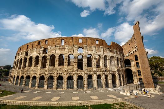 Colosseum or Coliseum, also known as the Flavian Amphitheatre, Rome, Italy