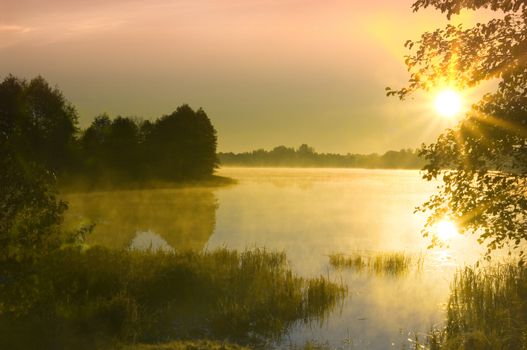 autumn landscape - very beautiful view