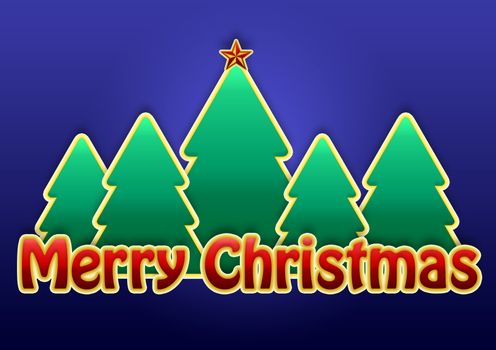 New year background with pine tree. Christmas decoration pattern.