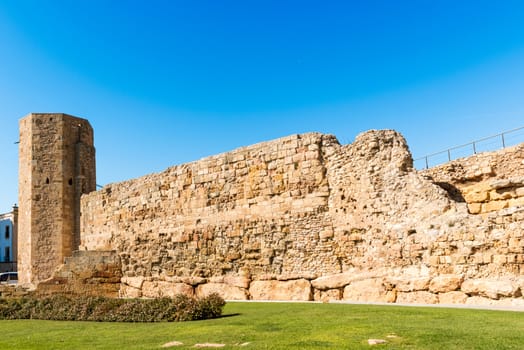 UNESCO World Heritage Site view at Roman Circus in Terragona, Spain