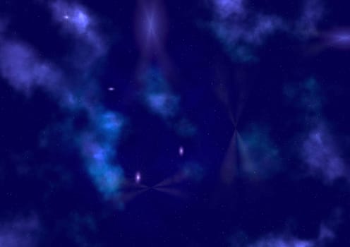 Small part of an infinite star field of space in the Universe. "Elements of this image furnished by NASA".