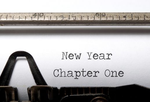 New year, new start concept 