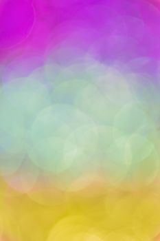 Natural bokeh on gradient background