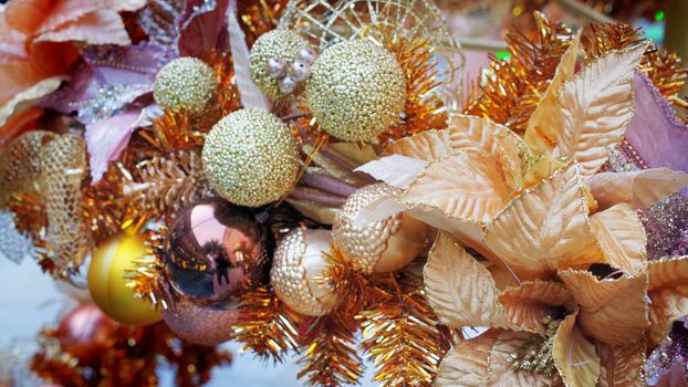Christmas ornament decoration on christmas tree