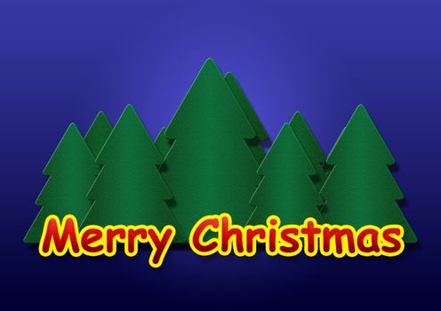 New year background with pine tree. Christmas decoration pattern.