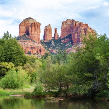 Famous Cathedral Rock near Sedona, USA