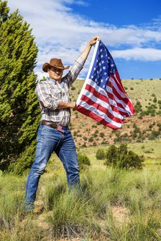 SOUTH WEST - A cowboy takes time to rest and reflect. 