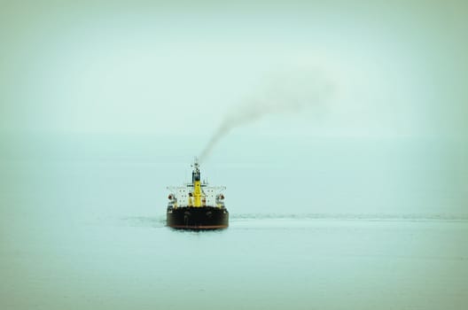 Dry Cargo Ship On The Black Sea
