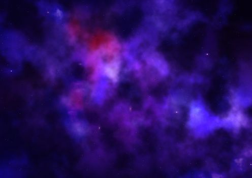 Small part of an infinite star field of space in the Universe. "Elements of this image furnished by NASA".