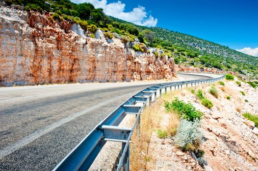 road in mountains, beautiful landscape