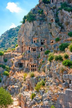 Ancient Cemetery, famous and touristic place of Turkey.