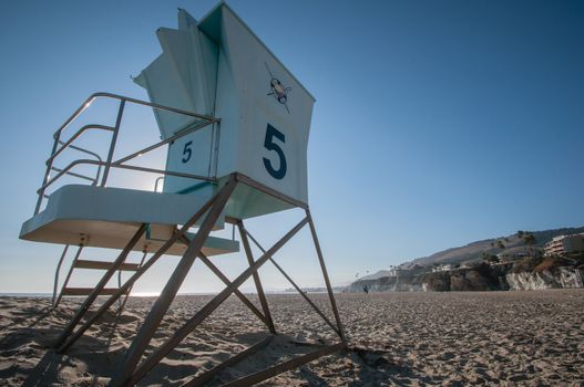 Pismo Beach hut on Highway 1 costline