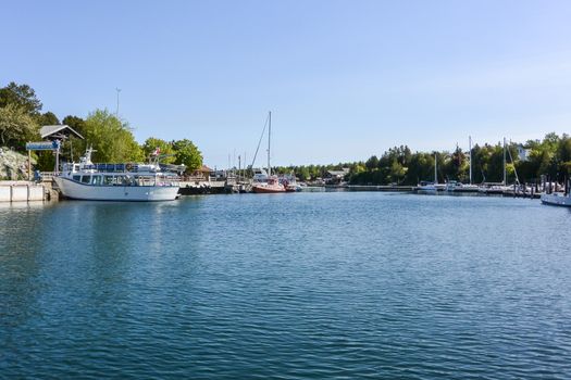 Beautiful landscape lake side view during the summer