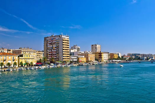 City of Zadar waterfront and harbor, Dalmatia, Croatia