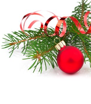 christmas decoration isolated on white background