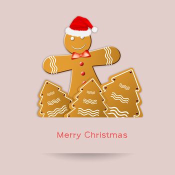 illustration of Biscuits for Christmas