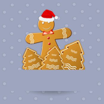 illustration of Biscuits for Christmas