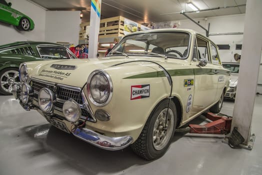 All the photos are shot in a garage in Halden, Norway where race cars and racing motorcycles are maintained and overhauled