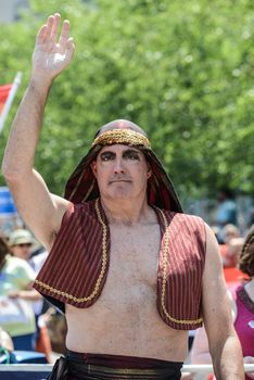 Minneapolis, Minnesota - June 30: Twin Cities LGBT Pride Parade 2013, in Minneapolis,MN, on June 30, 2013.