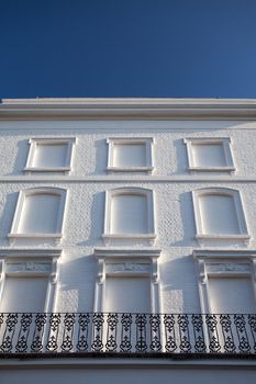 White brick house wirhout windows