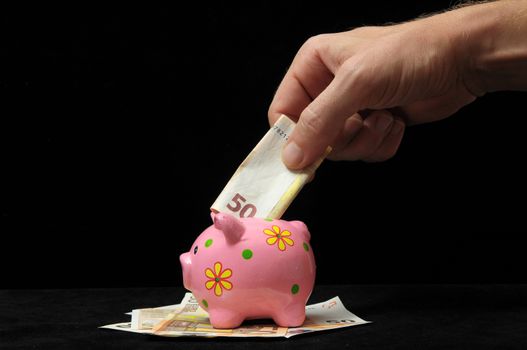 Save Money with One Pink Pig Piggy Bank