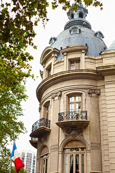 french style building in Buenos Aires, Argentina