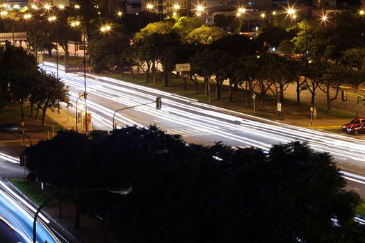 night view of Buenos Aires ,Argentina