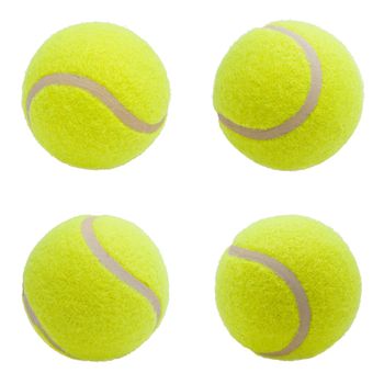 Nice Tennis balls isolated on white background