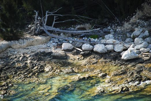 pictures of several beaches and coastline by the sea