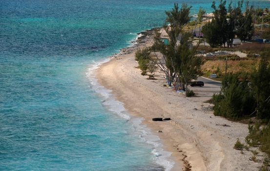 pictures of several beaches and coastline by the sea