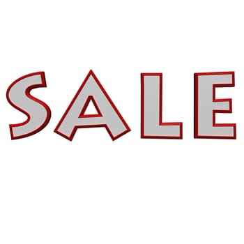 glossy red three-dimensional inscription sale