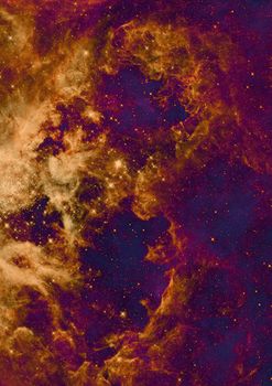 Small part of an infinite star field of space in the Universe. "Elements of this image furnished by NASA".