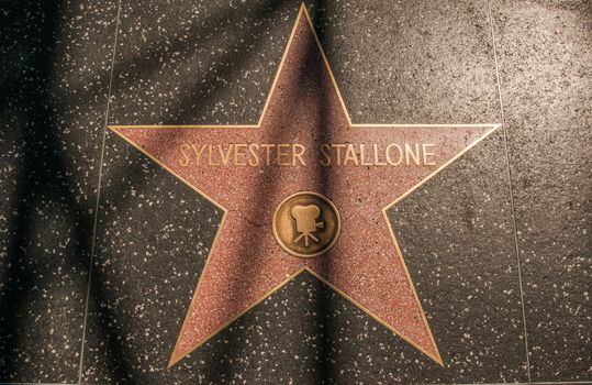 Sylvester Stallone Hollywood Star in Los Angeles 2013