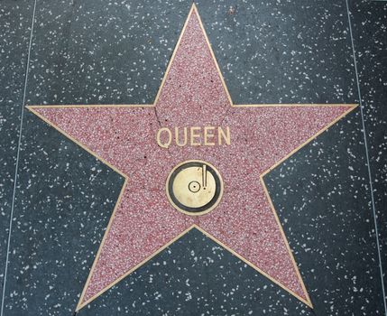 Queen Hollywood Star in Los Angeles on street 2013