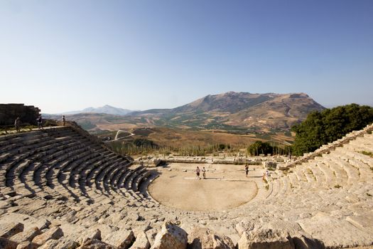 The Doric temple of Segesta in Northwestern Sicily