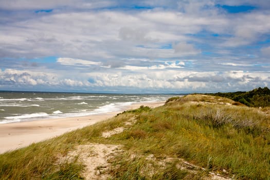 Baltic sea near Curonian Spit
