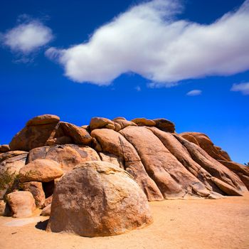 rocks in Joshua tree National Park California USA