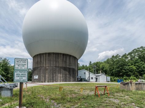 WESTFORD, MASSACHUSETTS - JULY 16: Haystack Observatory of Massachusetts Institute of Technology (MIT), in Westford MA USA, on July 16, 2013. 